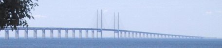 Pont d'Oresund, SuÃ¨de au pont du Danemark