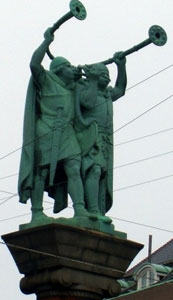 Copenhagen monument of Vikings