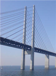 Puente de Oresund entre Suecia y Dinamarca