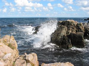 The island of Bornholm Denmark